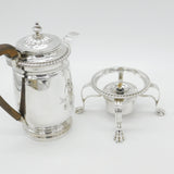George III Sterling Silver Matched Coffee Biggin Crested London 1817 Antique Edward Edwards I
