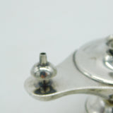 Victorian Hamilton & Co. Calcutta Sterling Silver Snake Table Lighter Antique