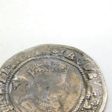 King James I English 2nd Bust Hammered Sixpence Coin 1604 Fair Condition Antique