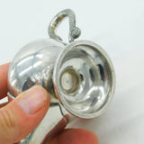 Victorian Hamilton & Co. Calcutta Sterling Silver Snake Table Lighter Antique