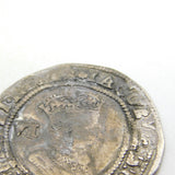 King James I English 2nd Bust Hammered Sixpence Coin 1604 Fair Condition Antique