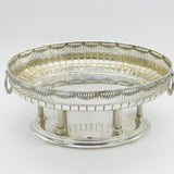 Austrian Sterling Silver Classical Column Centrepiece Bowl Antique c1910 Vienna