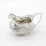 George III Sterling Silver Floral Pattern Cream Jug 1809 London Michael Starkey
