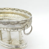 Austrian Sterling Silver Classical Column Centrepiece Bowl Antique c1910 Vienna