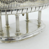 Austrian Sterling Silver Classical Column Centrepiece Bowl Antique c1910 Vienna
