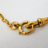 19th Century 18ct Yellow & White Gold Baton Link Watch Chain Antique c1890