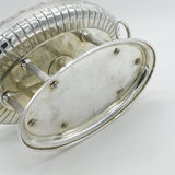 Austrian Sterling Silver Classical Column Centrepiece Bowl Antique c1910 Vienna