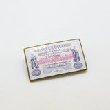 Victorian Metal & Enamel Bank of Ireland One Pound Note Brooch Antique 1878