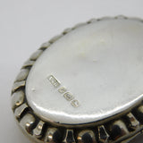 Victorian Aesthetic Sterling Silver Swallow Locket Antique 1862 Birmingham