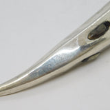 Victorian Sterling Silver Shibayama Insect Chilli Pepper Ornament Antique