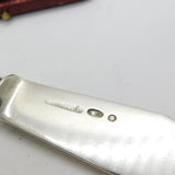 Victorian Russian .875 Silver Butter Spreader Antique c1890 Kokoshnik Marks