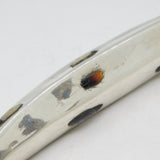 Victorian Sterling Silver Shibayama Insect Chilli Pepper Ornament Antique