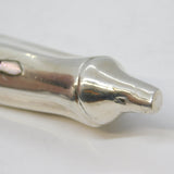 Victorian Sterling Silver Shibayama Insect Chilli Pepper Ornament Antique