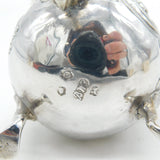 George II Sterling Silver Floral Pattern Cream Jug Antique 1749 London