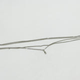 Victorian Sterling Silver Long Guard Muff Chain 152cm Length Antique c1860