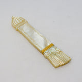 18th Century French Pearl, Gold, Enamel Palais Royal Etui Needle Case Antique c1790