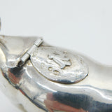 Edwardian Sterling Silver Novelty Cow Creamer Jug Antique 1909 London