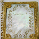 19th Century French Palais Royal Pearl & Gold Souvenir Aide Memoire Antique 1825
