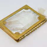 19th Century French Palais Royal Pearl & Gold Souvenir Aide Memoire Antique 1825