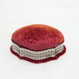 Victorian Large Sterling Silver Mounted Jewellery Box Antique 1898 London