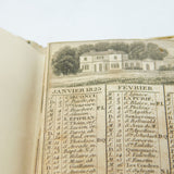 19th Century French Palais Royal Pearl & Gold Souvenir Aide Memoire Antique 1825