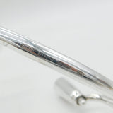 Danish Sterling Silver Modernist Three-Branch Candelabra Vintage c1970 by Cohr