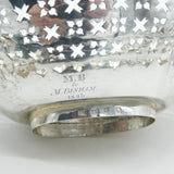 George III Sterling Silver Floral Pierced Fruit Basket Antique 1765 London