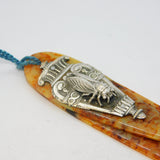 Art Nouveau Dapple Bakelite Silver Plated Fly Form Bookmark Antique c1900