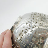 George III Sterling Silver Floral Pierced Fruit Basket Antique 1765 London