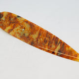 Art Nouveau Dapple Bakelite Silver Plated Fly Form Bookmark Antique c1900