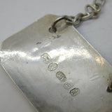 George IV Sterling Silver Sherry Decanter Label Antique 1829 Birmingham