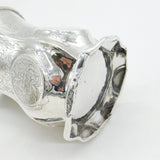 Victorian Sterling Silver Floral Panel Christening Mug Antique 1855 London