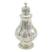 William IV Sterling Silver Floral Baluster Sugar Caster Antique 1835 London