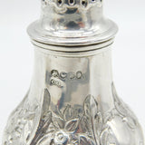 William IV Sterling Silver Floral Baluster Sugar Caster Antique 1835 London
