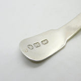 George III Sterling Silver Lion Crest Tea Caddy Spoon Antique 1807 London