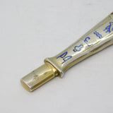 20th Century Egyptian .800 Silver Pharoah Pencil Fob Pendant Antique c1920