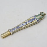 20th Century Egyptian .800 Silver Pharoah Pencil Fob Pendant Antique c1920
