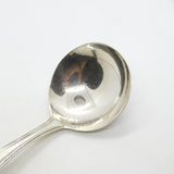 George III Sterling Silver Lined Pattern Tea Caddy Spoon Antique 1813 London