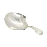 George III Sterling Silver Bright Cut Tea Caddy Spoon Antique 1795 Birmingham