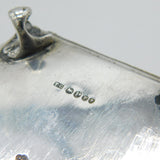 Victorian Sterling Silver Classical Battle Scene Jewellery Casket Antique 1890 London