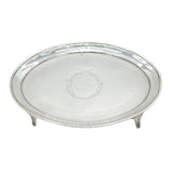 George III Sterling Silver Beaded Teapot Stand Antique 1799 London