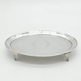 George III Sterling Silver Beaded Teapot Stand Antique 1799 London