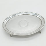 George III Sterling Silver Beaded Teapot Stand Antique 1799 London