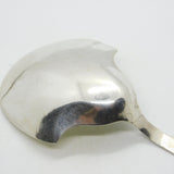 George III Sterling Silver Bright Cut Tea Caddy Spoon Antique 1795 Birmingham