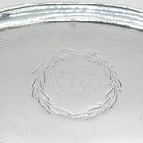 George III Sterling Silver Beaded Teapot Stand Antique 1799 London