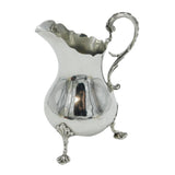George III Sterling Silver Crested Baluster Cream Jug Antique 1813 London