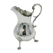 George III Sterling Silver Crested Baluster Cream Jug Antique 1813 London