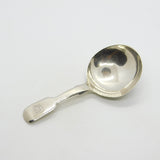 William IV Sterling Silver Fiddle Pattern Tea Caddy Spoon Antique 1835 London
