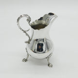 George III Sterling Silver Crested Baluster Cream Jug Antique 1813 London