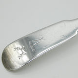 Inverness Provincial Sterling Silver Serving Spoon Antique c1815 Scottish